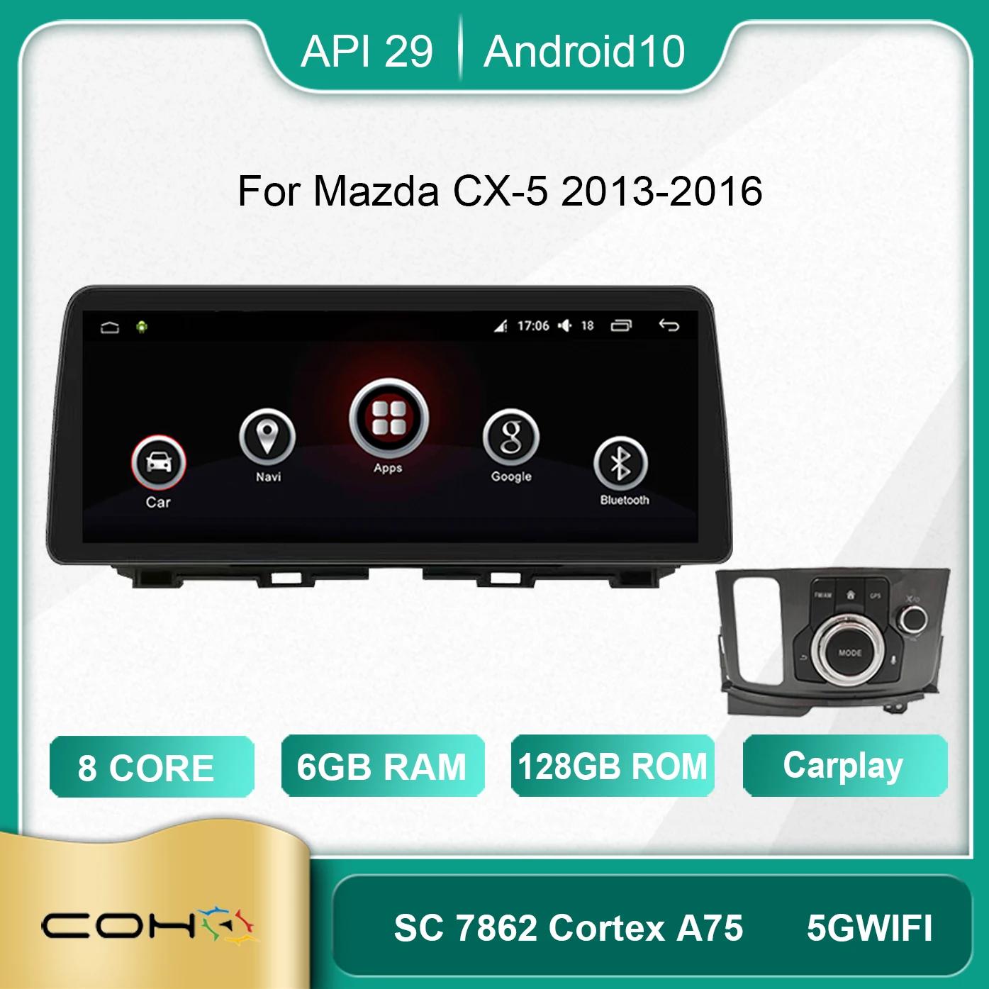 COHO For Mazda CX-5 2013-2016 12.3 ġ ȵ̵ 10.0 Octa ھ 6 + 128G  Ƽ̵ ÷̾ ׷  ð 